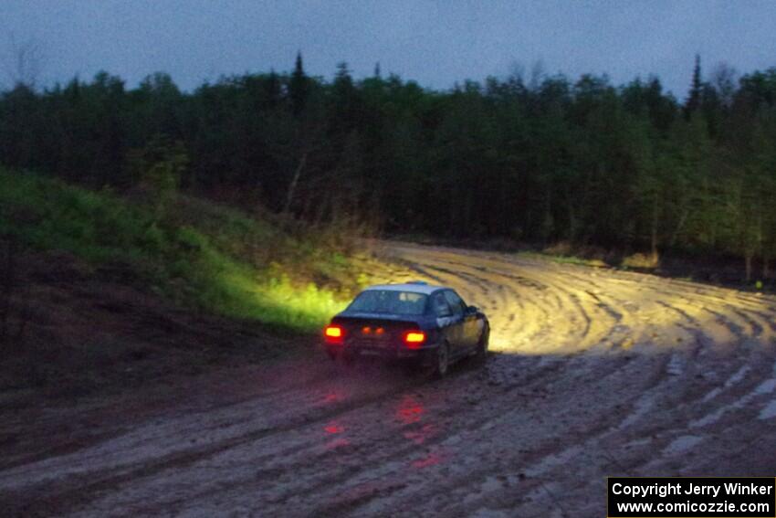 Ryan George / Heather Stieber-George BMW M3 on SS8, J5 South II.