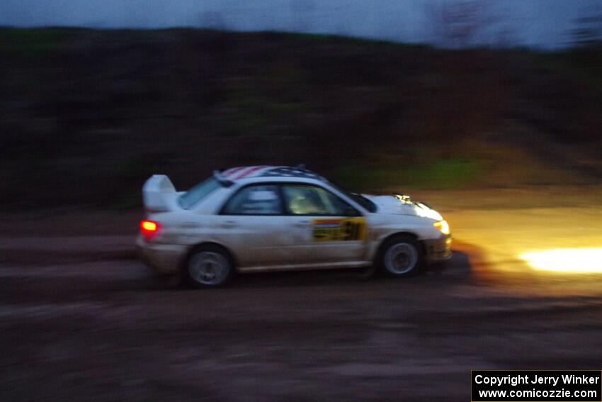 Ian McCarty / Makisa Upton Subaru Impreza 2.5RS on SS8, J5 South II.