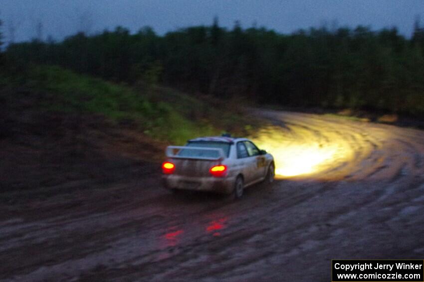 Ian McCarty / Makisa Upton Subaru Impreza 2.5RS on SS8, J5 South II.