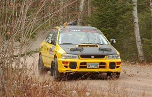 Steve Gingras / Katie Gingras Subaru Impreza on SS1.