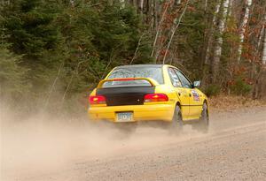 Steve Gingras / Katie Gingras Subaru Impreza on SS1.