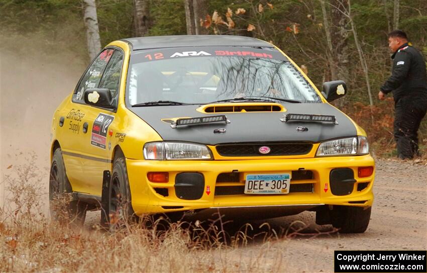 Steve Gingras / Katie Gingras Subaru Impreza on SS1.