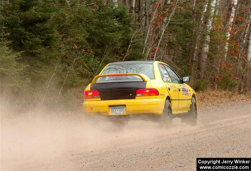 Steve Gingras / Katie Gingras Subaru Impreza on SS1.