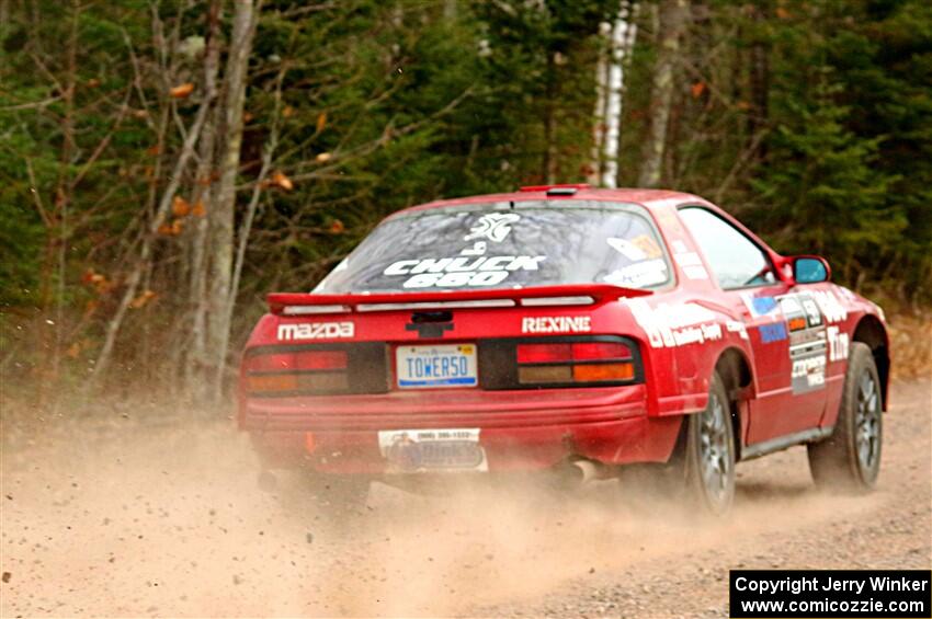 Al Dantes, Jr. / Marty Passuello Mazda RX-7 LS on SS1.