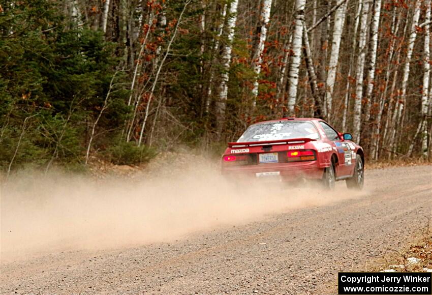 Al Dantes, Jr. / Marty Passuello Mazda RX-7 LS on SS1.