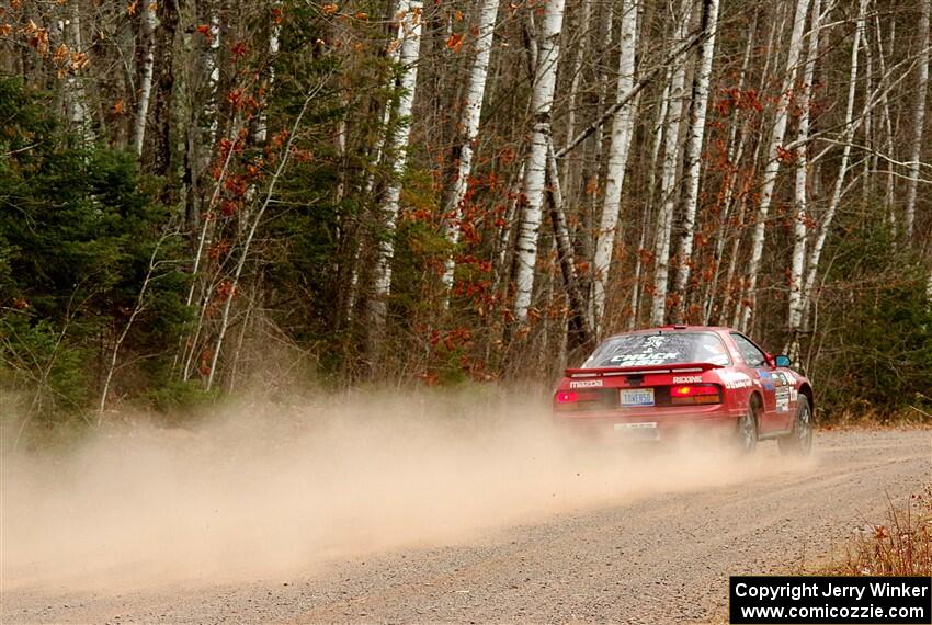 Al Dantes, Jr. / Marty Passuello Mazda RX-7 LS on SS1.