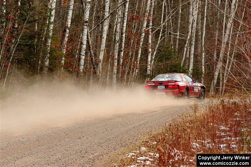 Al Dantes, Jr. / Marty Passuello Mazda RX-7 LS on SS1.