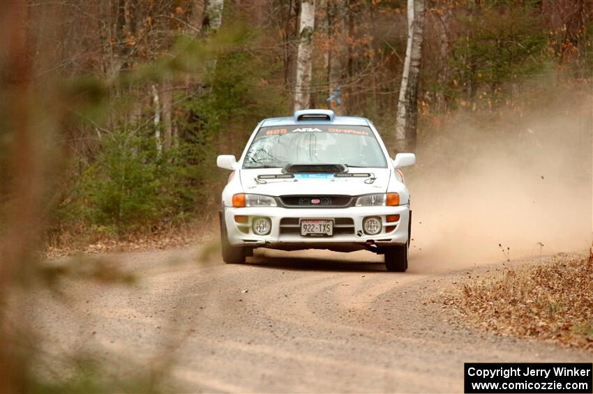 Tyler Matalas / Izaak Degenaer Subaru Impreza LX on SS1.