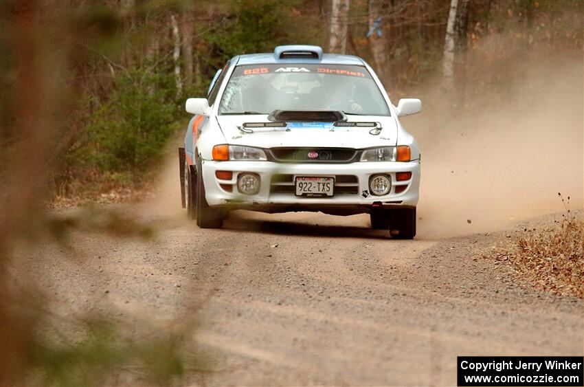 Tyler Matalas / Izaak Degenaer Subaru Impreza LX on SS1.