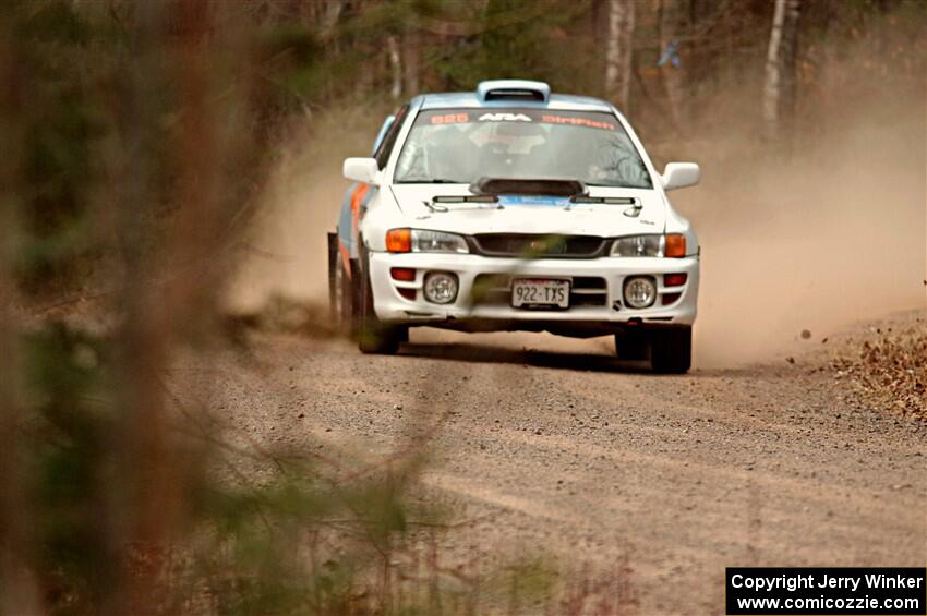 Tyler Matalas / Izaak Degenaer Subaru Impreza LX on SS1.