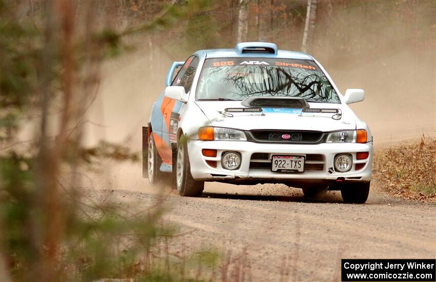 Tyler Matalas / Izaak Degenaer Subaru Impreza LX on SS1.