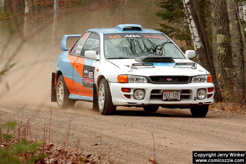 Tyler Matalas / Izaak Degenaer Subaru Impreza LX on SS1.