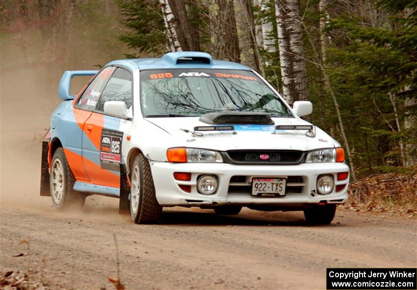 Tyler Matalas / Izaak Degenaer Subaru Impreza LX on SS1.