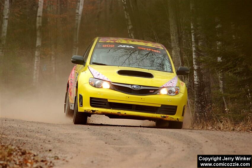 Scott Putnam / Alex Wong Subaru WRX STi on SS1.