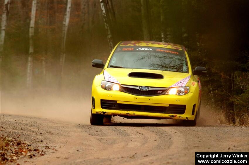 Scott Putnam / Alex Wong Subaru WRX STi on SS1.