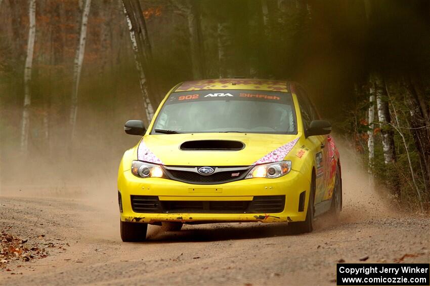 Scott Putnam / Alex Wong Subaru WRX STi on SS1.