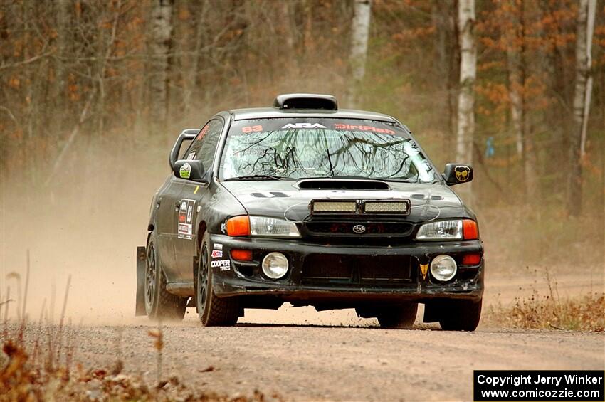 Jacob Kohler / Brittney Kohler Subaru Impreza on SS1.