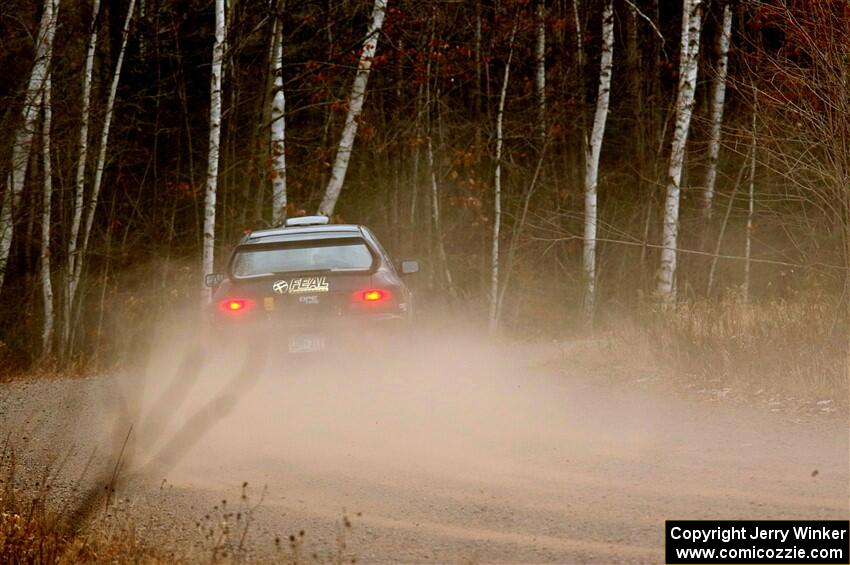 Jacob Kohler / Brittney Kohler Subaru Impreza on SS1.