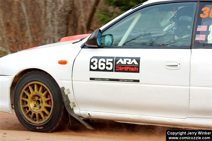 Richard Donovan / Greg Donovan Subaru Impreza on SS2.