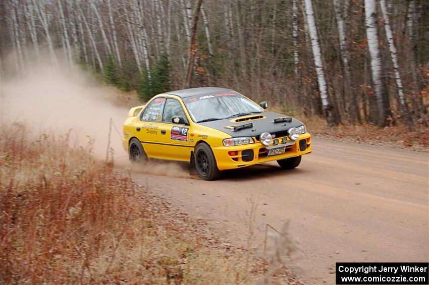 Steve Gingras / Katie Gingras Subaru Impreza on SS3.