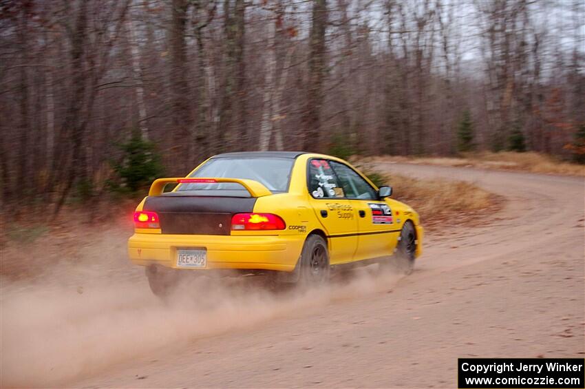 Steve Gingras / Katie Gingras Subaru Impreza on SS3.