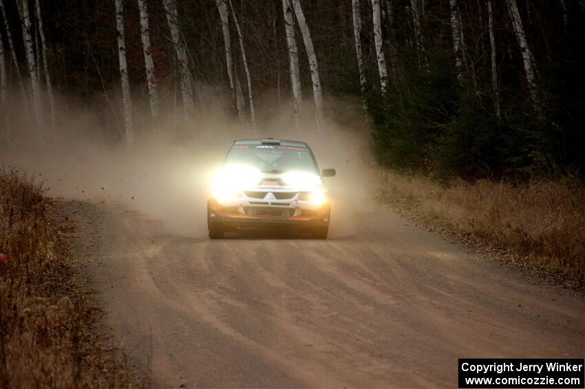 Tim Whitteridge / Mitch Meadows Mitsubishi Lancer Evo VIII on SS3.