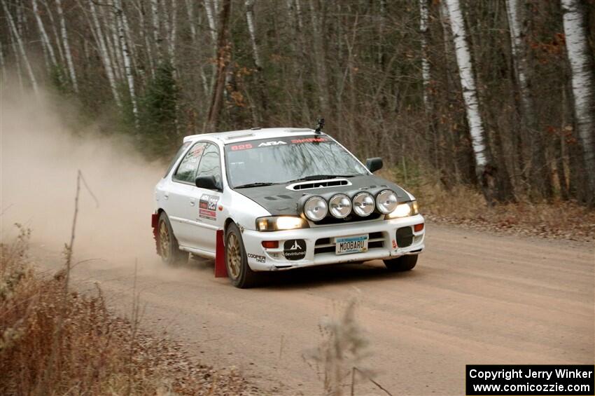 Aidan Hicks / John Hicks Subaru Impreza Wagon on SS3.