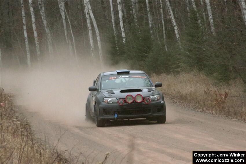 Calvin Bergen / Daryl Bergen Subaru WRX STi on SS3.