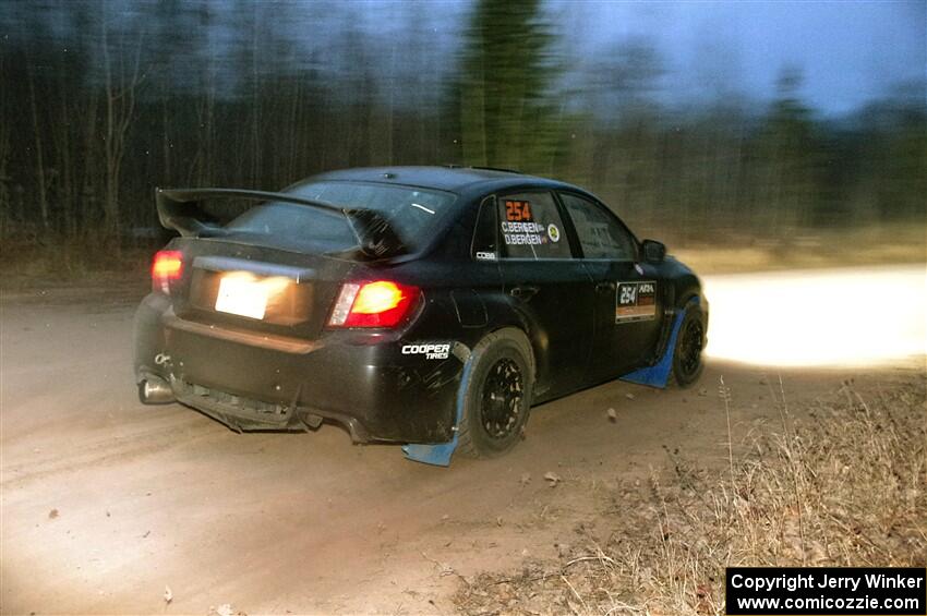 Calvin Bergen / Daryl Bergen Subaru WRX STi on SS4.