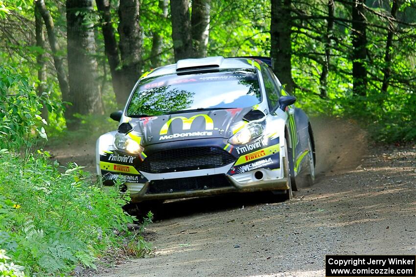 Ryan Booth / Nick Dobbs Ford Fiesta R5 on SS1, Steamboat I.