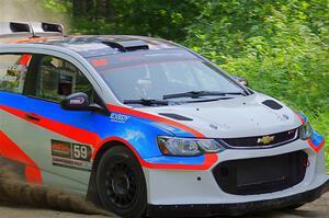 Pat Moro / Ole Holter Chevy Sonic LS on SS1, Steamboat I.