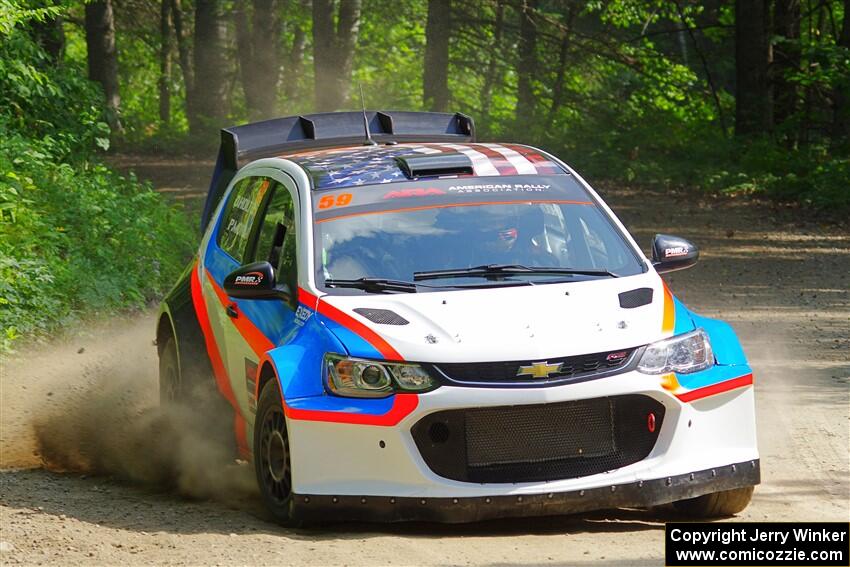 Pat Moro / Ole Holter Chevy Sonic LS on SS1, Steamboat I.