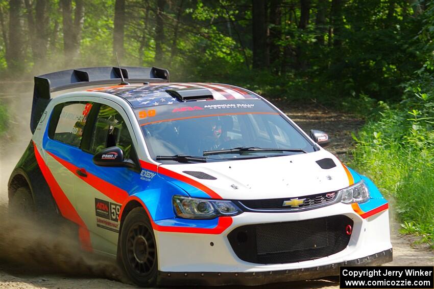 Pat Moro / Ole Holter Chevy Sonic LS on SS1, Steamboat I.