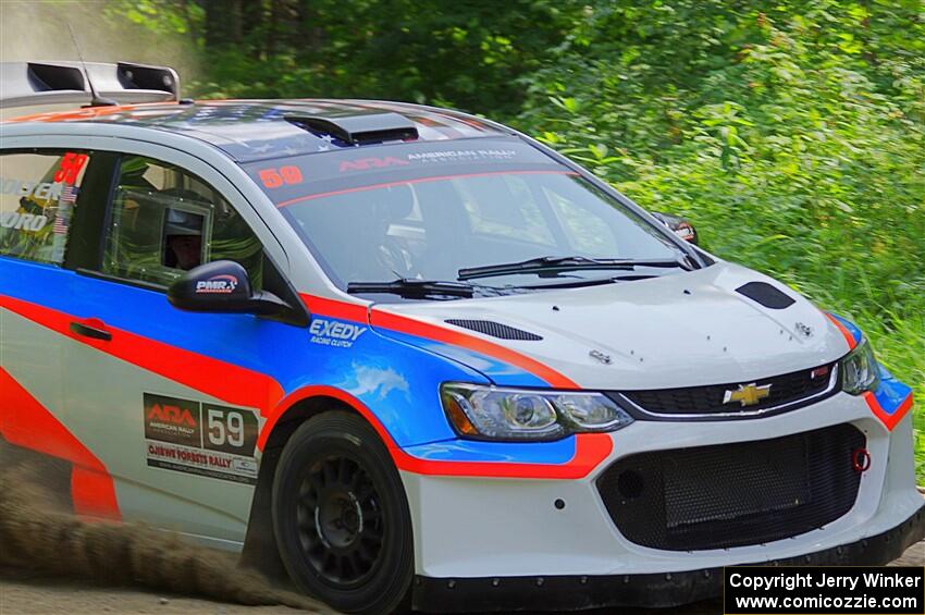 Pat Moro / Ole Holter Chevy Sonic LS on SS1, Steamboat I.