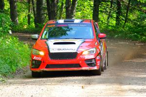 Matt Dickinson / Glen Ray Subaru WRX STi on SS1, Steamboat I.