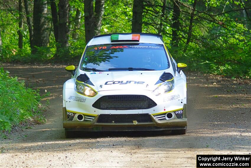 John Coyne / Ryan Dunham Ford Fiesta R5 on SS1, Steamboat I.