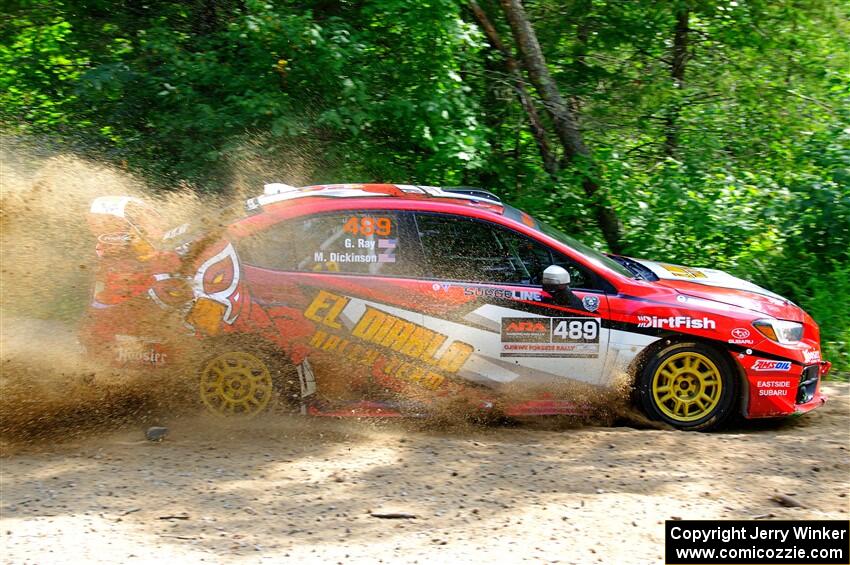 Matt Dickinson / Glen Ray Subaru WRX STi on SS1, Steamboat I.