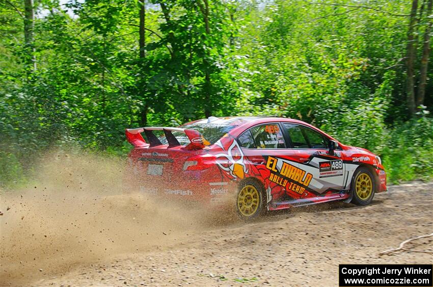 Matt Dickinson / Glen Ray Subaru WRX STi on SS1, Steamboat I.