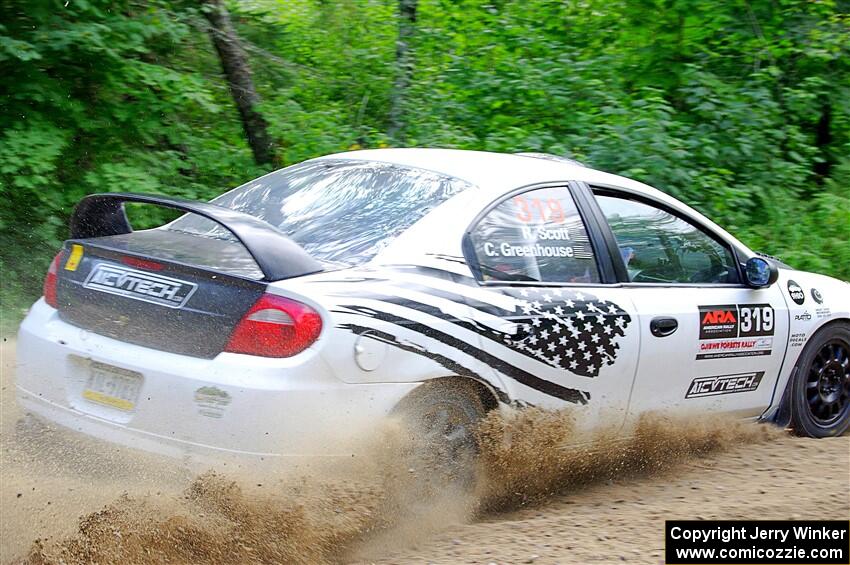 Chris Greenhouse / Ryan Scott Dodge SRT-4 on SS1, Steamboat I.