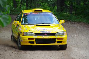 Kevin Allen / Liz Cordara Subaru Impreza on SS1, Steamboat I.