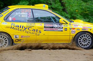 Kevin Allen / Liz Cordara Subaru Impreza on SS1, Steamboat I.