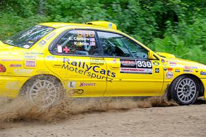 Kevin Allen / Liz Cordara Subaru Impreza on SS1, Steamboat I.