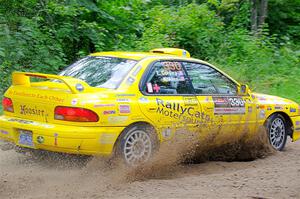 Kevin Allen / Liz Cordara Subaru Impreza on SS1, Steamboat I.