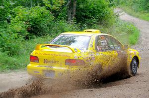 Kevin Allen / Liz Cordara Subaru Impreza on SS1, Steamboat I.