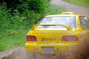 Kevin Allen / Liz Cordara Subaru Impreza on SS1, Steamboat I.