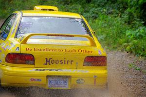 Kevin Allen / Liz Cordara Subaru Impreza on SS1, Steamboat I.