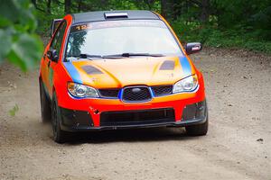 Mike Engle / Morgan Engle Subaru WRX on SS1, Steamboat I.