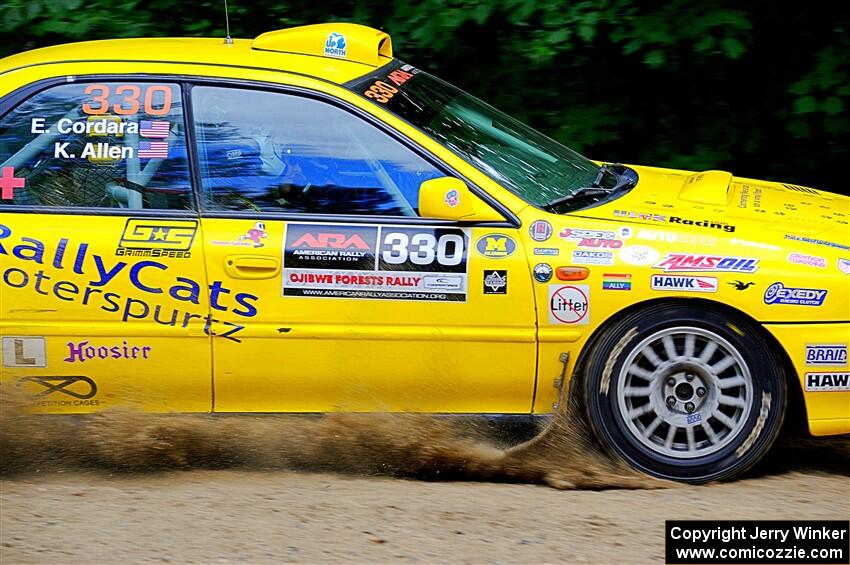 Kevin Allen / Liz Cordara Subaru Impreza on SS1, Steamboat I.