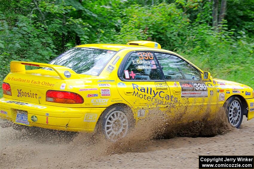 Kevin Allen / Liz Cordara Subaru Impreza on SS1, Steamboat I.