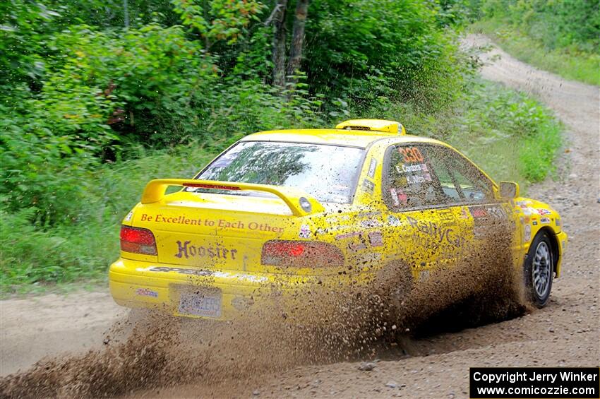 Kevin Allen / Liz Cordara Subaru Impreza on SS1, Steamboat I.